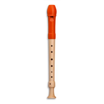 Mollenhauer Fipple – Digi- orange deutsch